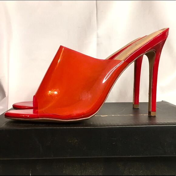 Olivia Jaymes Women's High Heel Stiletto Shoes Open Toe - Picture 4 of 9